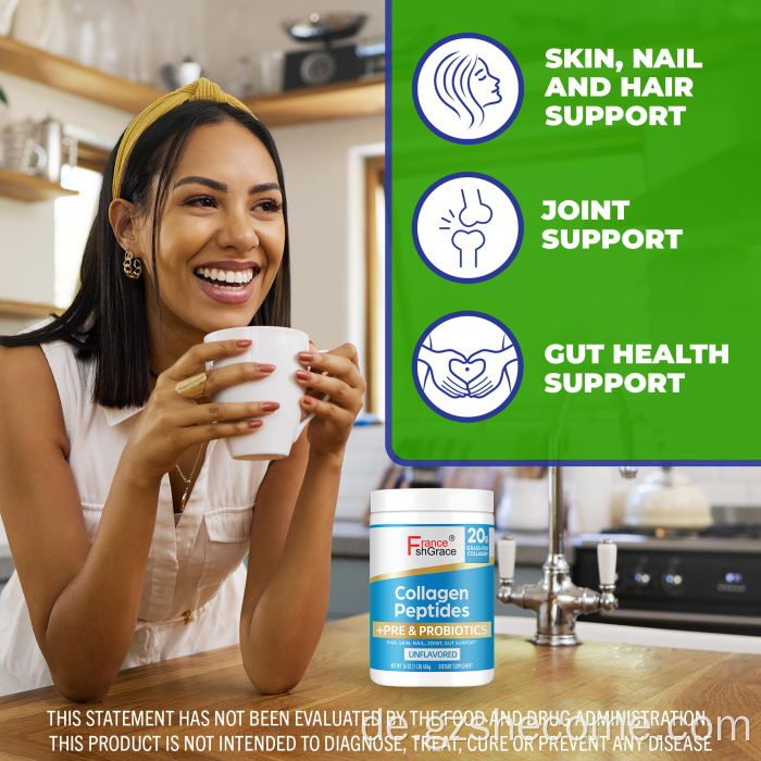 Organische Kollagenpeptide Pulverstütze Gelenkknochengesundheit